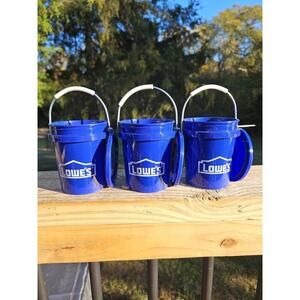 2025 Lowe’s Mini Buckets With Lids  Set Of 3 Food Safe Bpa Free Multiple Uses